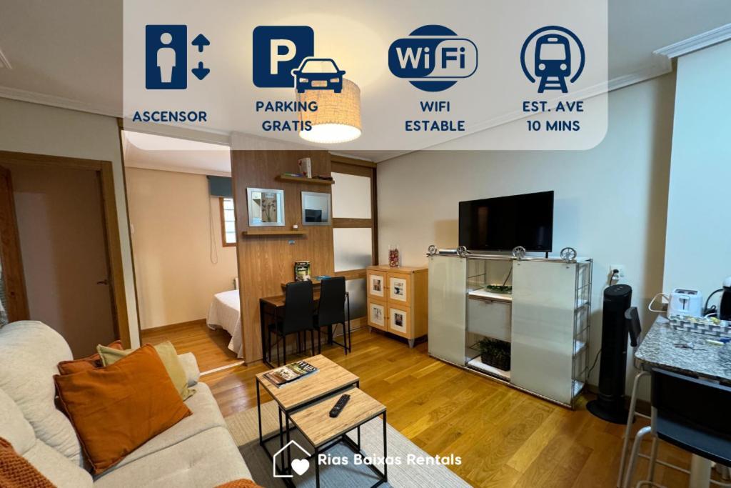 Centrico Con Parking Y Wifi ツ By Rias Baixas Rentals Віго Екстер'єр фото